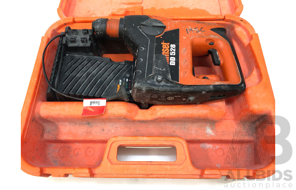 Ramset Dyna Drill 528 Cordless 24 Volt NiMh Rotary Hammer Drill