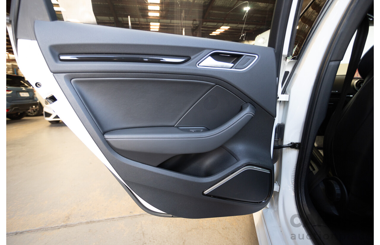 7/2016 Audi S3 2.0 TFSI QUATTRO (AWD) 8V MY15 4D Sedan Glacier White Turbo 2.0L