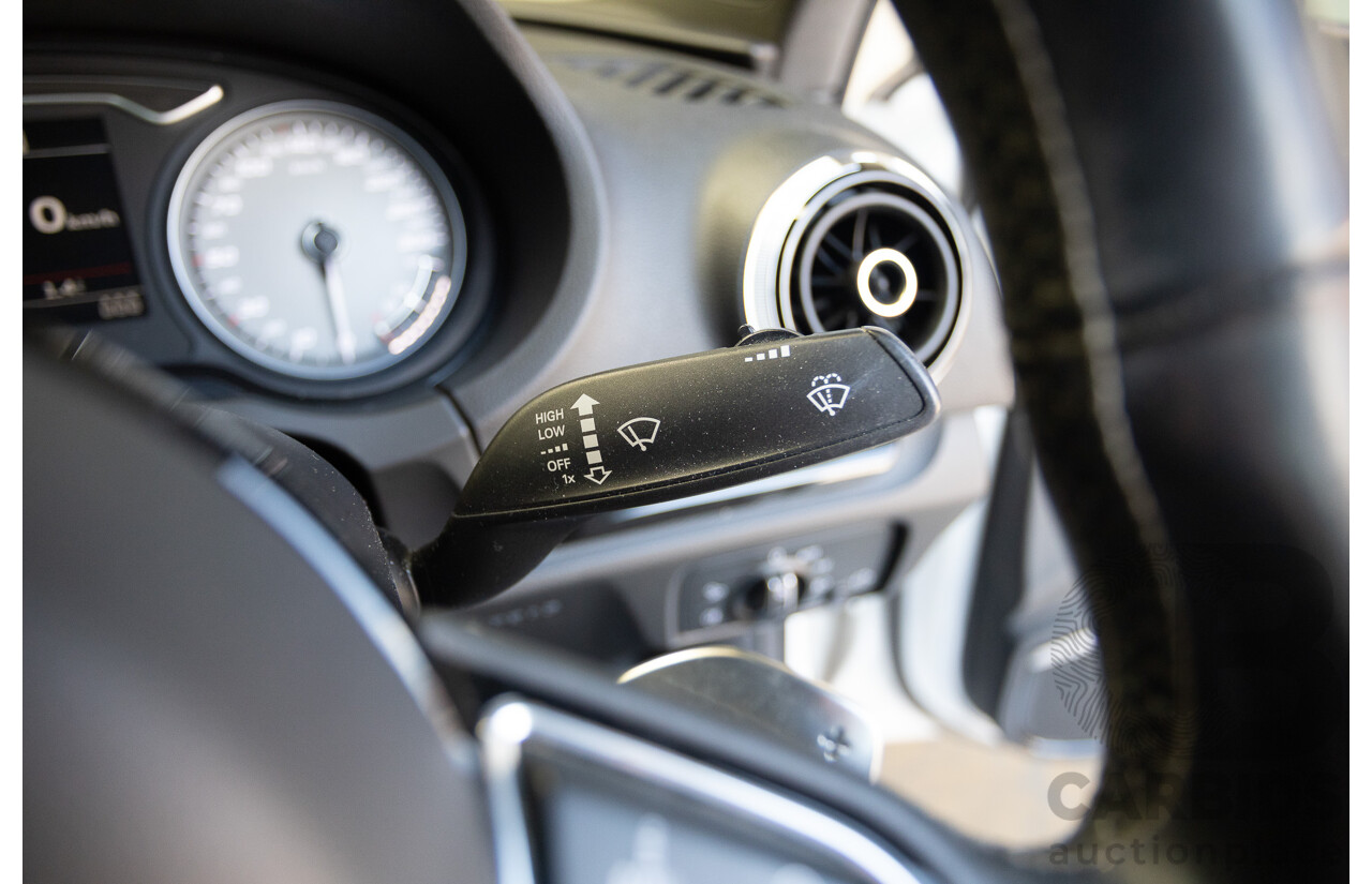 7/2016 Audi S3 2.0 TFSI QUATTRO (AWD) 8V MY15 4D Sedan Glacier White Turbo 2.0L