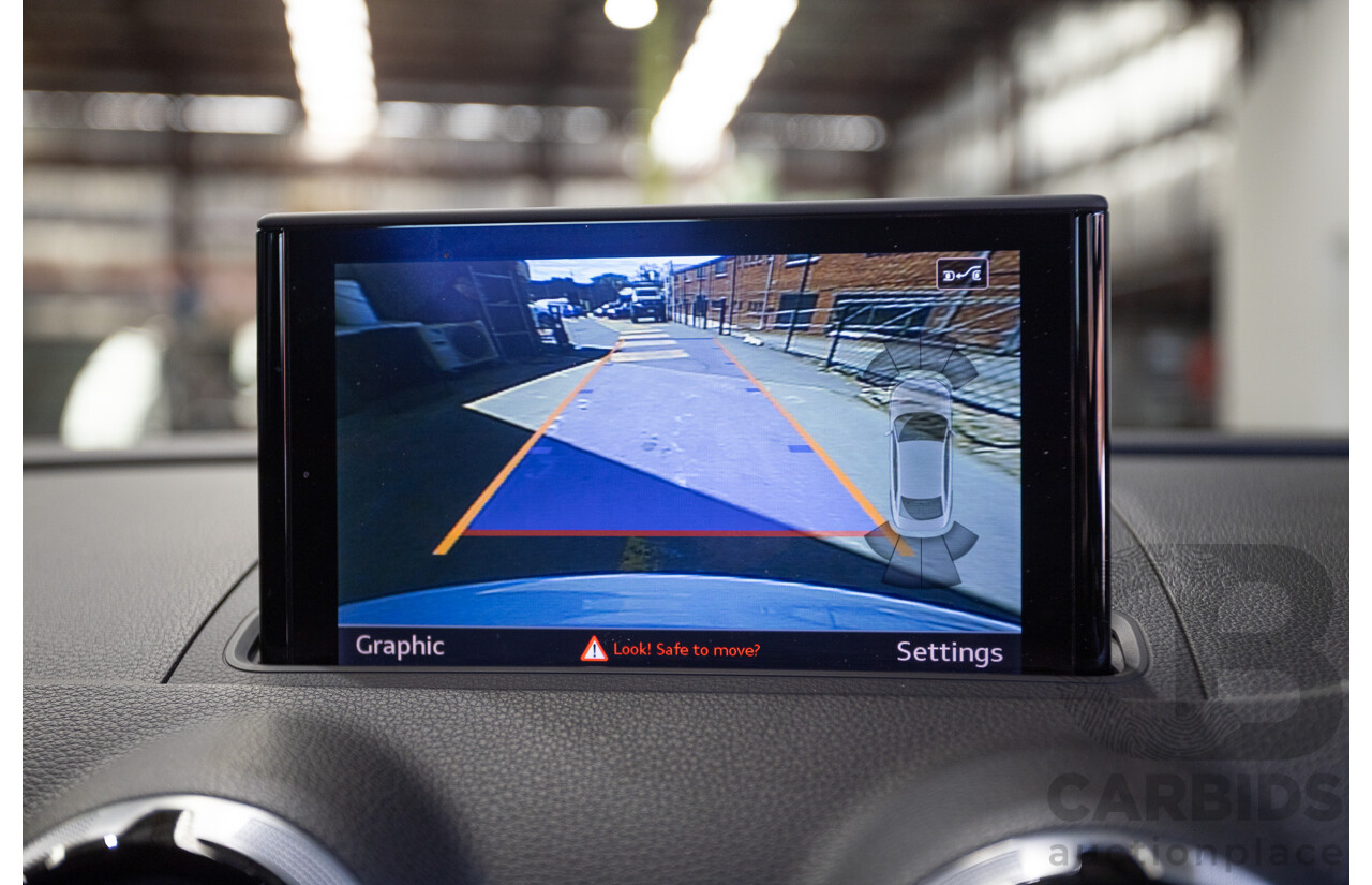 7/2016 Audi S3 2.0 TFSI QUATTRO (AWD) 8V MY15 4D Sedan Glacier White Turbo 2.0L