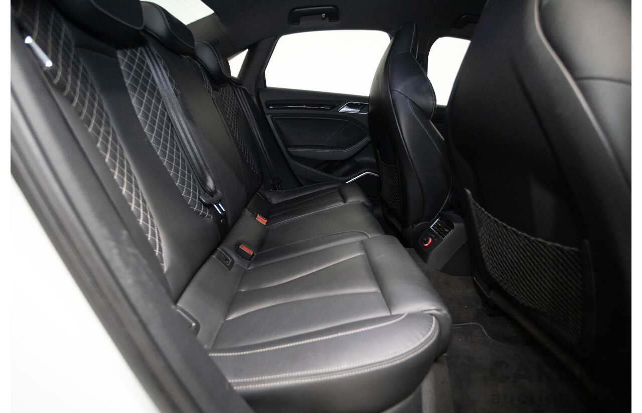 7/2016 Audi S3 2.0 TFSI Quattro (AWD) 8V MY15 4D Sedan Glacier White Turbo 2.0L