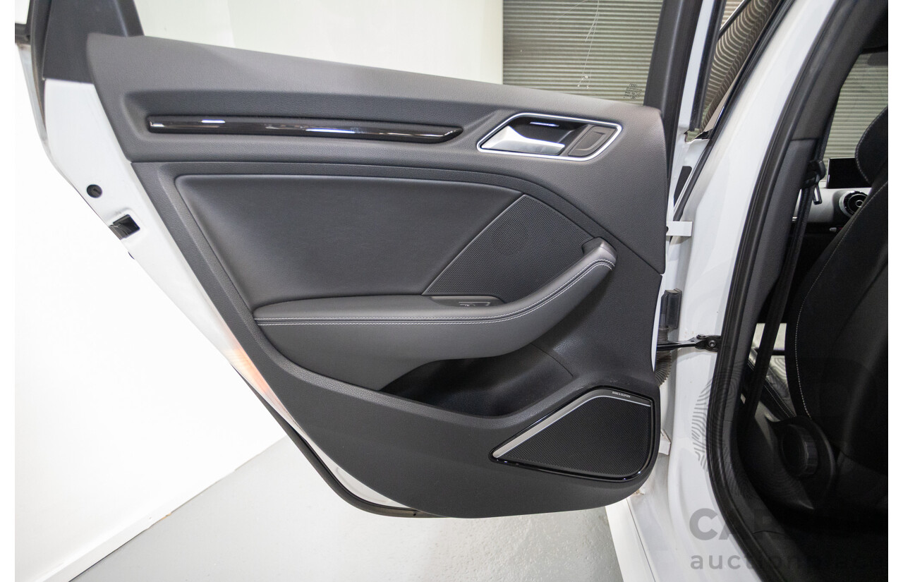 7/2016 Audi S3 2.0 TFSI Quattro (AWD) 8V MY15 4D Sedan Glacier White Turbo 2.0L