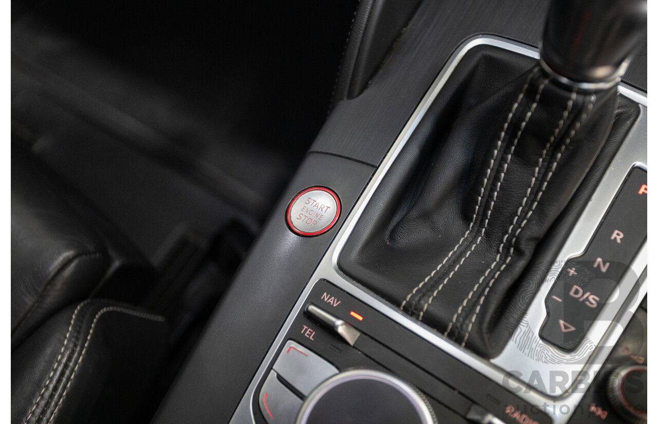 7/2016 Audi S3 2.0 TFSI Quattro (AWD) 8V MY15 4D Sedan Glacier White Turbo 2.0L