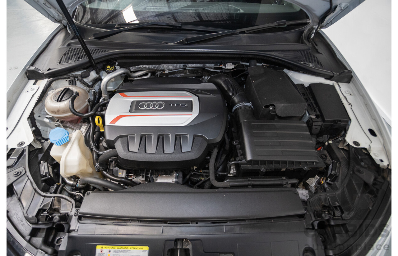 7/2016 Audi S3 2.0 TFSI Quattro (AWD) 8V MY15 4D Sedan Glacier White Turbo 2.0L