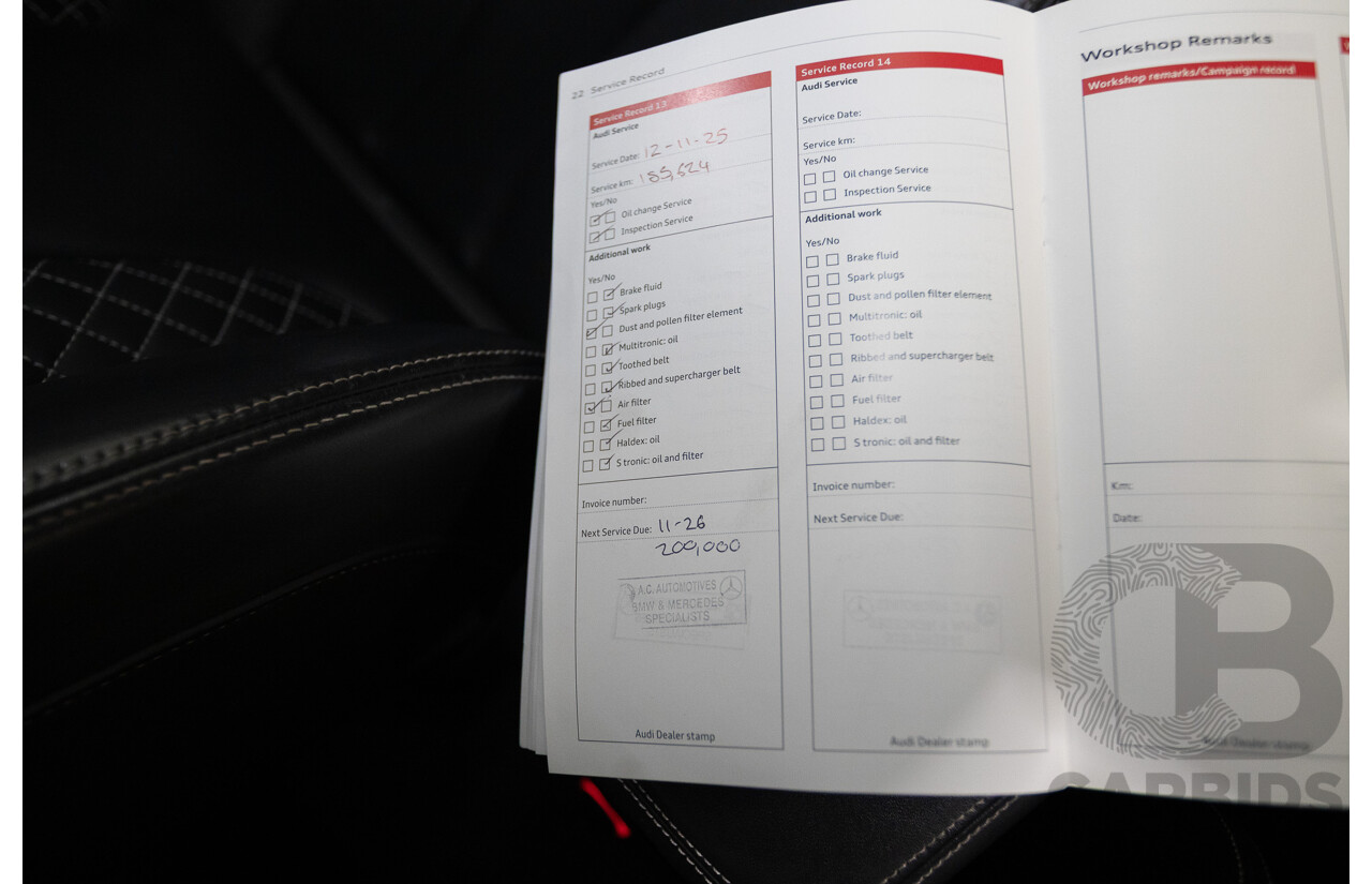 7/2016 Audi S3 2.0 TFSI Quattro (AWD) 8V MY15 4D Sedan Glacier White Turbo 2.0L