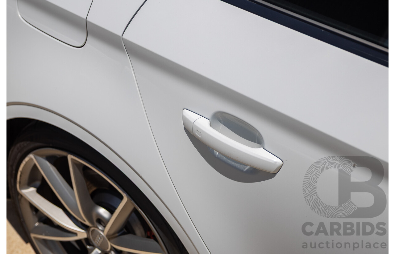 7/2016 Audi S3 2.0 TFSI QUATTRO (AWD) 8V MY15 4D Sedan Glacier White Turbo 2.0L