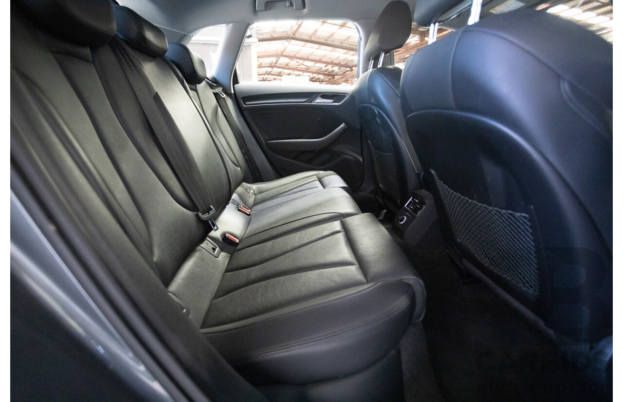 10/2017 Audi A3 TFSI Sportback COD 8V MY18 5D Hatchback Monsoon Grey Metallic Turbo 1.4L