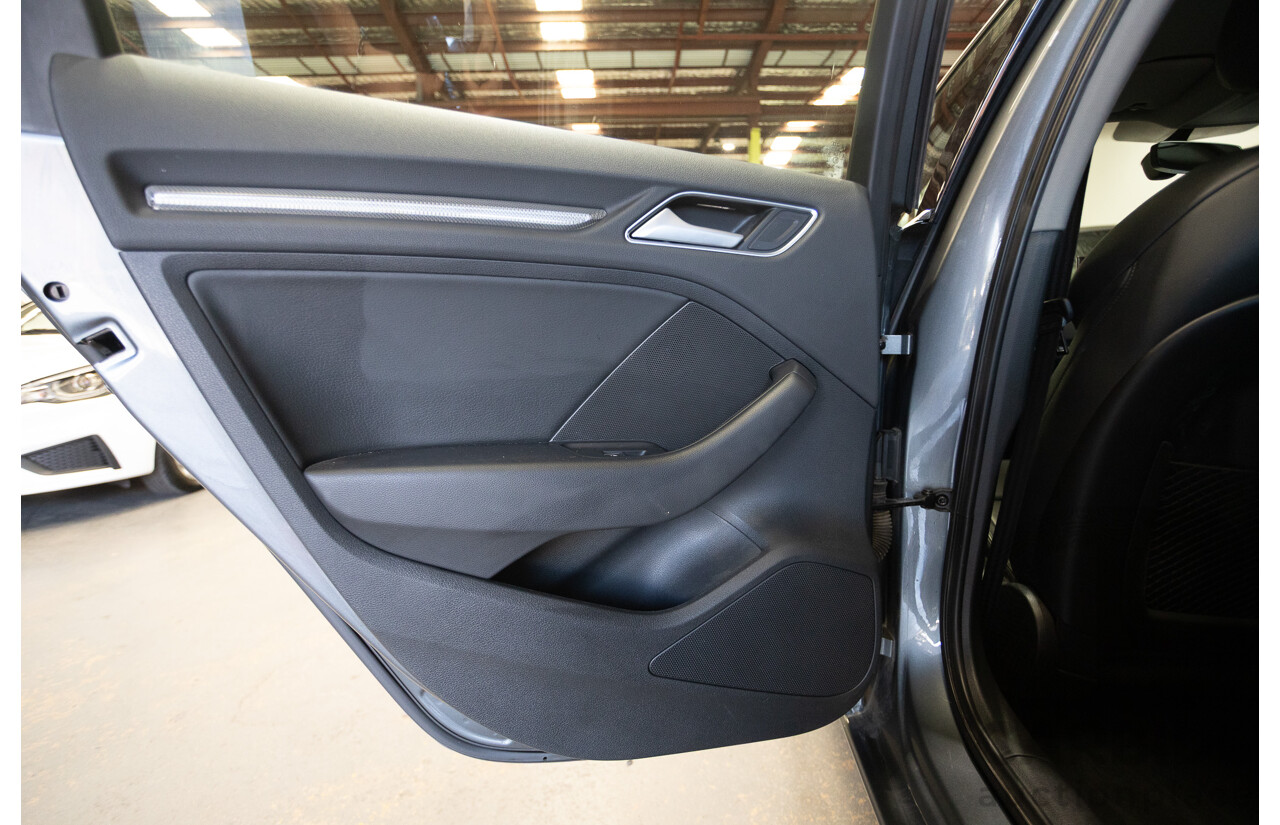 10/2017 Audi A3 TFSI Sportback COD 8V MY18 5D Hatchback Monsoon Grey Metallic Turbo 1.4L