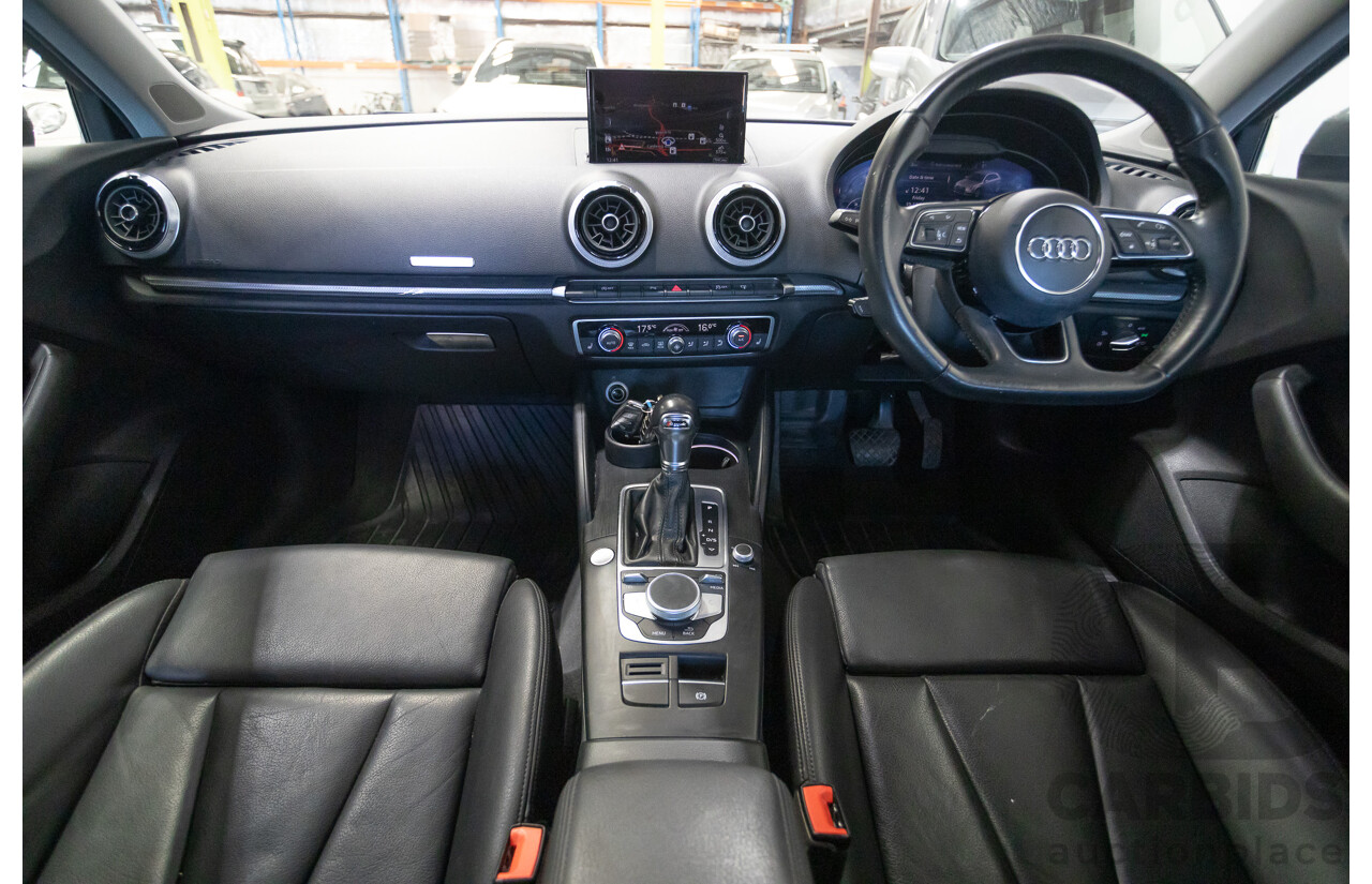 10/2017 Audi A3 TFSI Sportback COD 8V MY18 5D Hatchback Monsoon Grey Metallic Turbo 1.4L