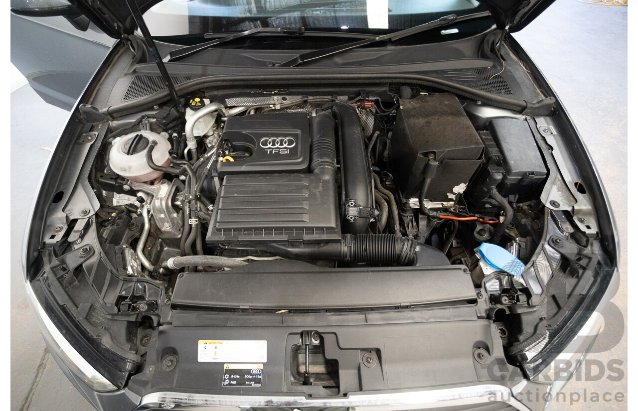 10/2017 Audi A3 TFSI Sportback COD 8V MY18 5D Hatchback Monsoon Grey Metallic Turbo 1.4L