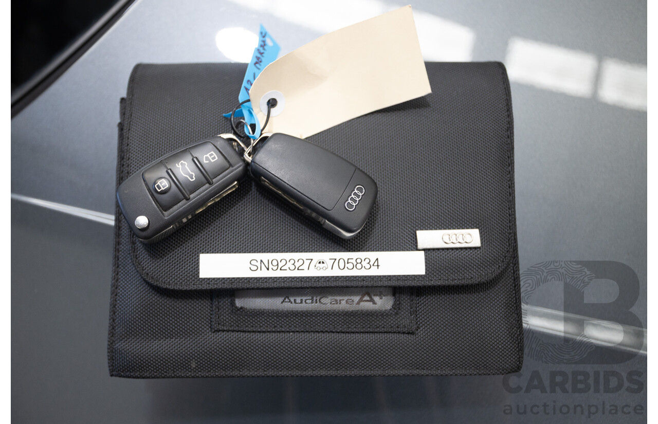 10/2017 Audi A3 TFSI Sportback COD 8V MY18 5D Hatchback Monsoon Grey Metallic Turbo 1.4L