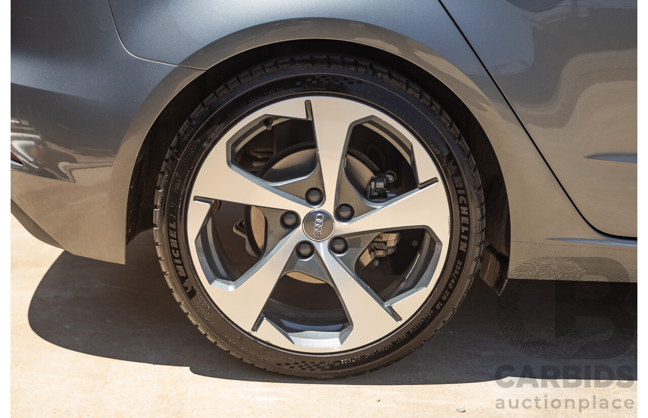 10/2017 Audi A3 TFSI Sportback COD 8V MY18 5D Hatchback Monsoon Grey Metallic Turbo 1.4L