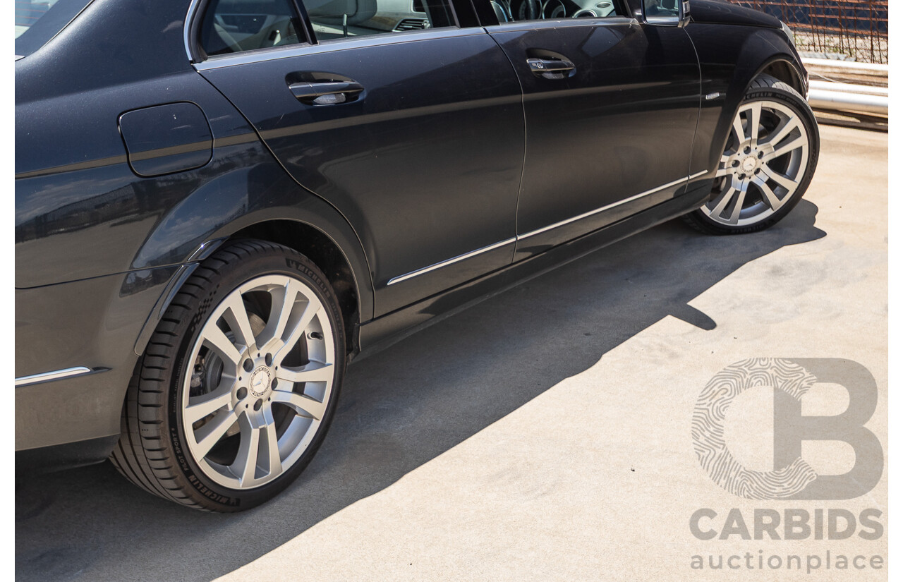 11/2011 Mercedes-Benz C220 CDI Avantguard W204 MY10 4D Sedan Magnetite Black 2.1L