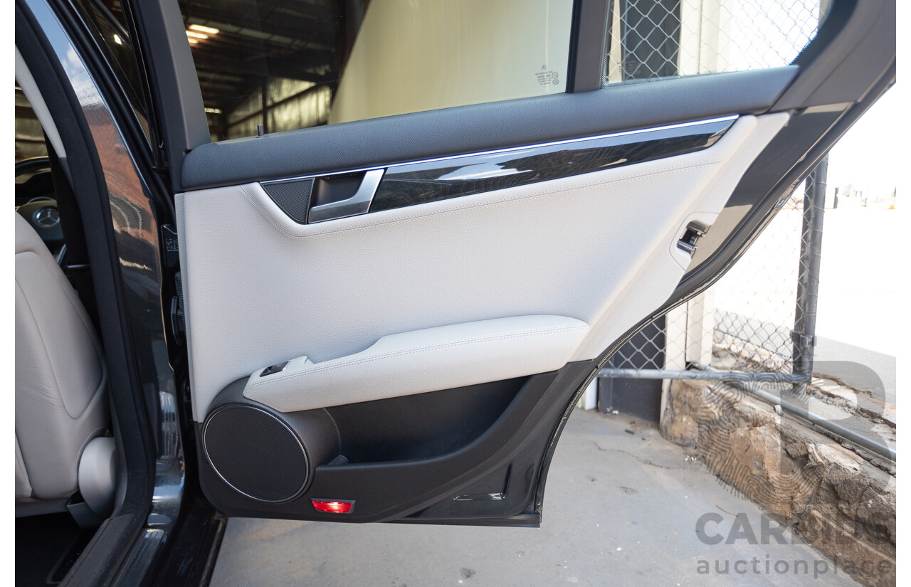 11/2011 Mercedes-Benz C220 CDI Avantguard W204 MY10 4D Sedan Magnetite Black 2.1L