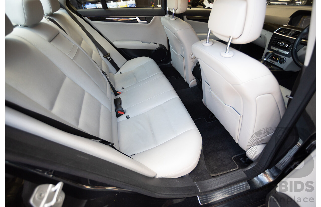 11/2011 Mercedes-Benz C220 CDI Avantguard W204 MY10 4D Sedan Magnetite Black 2.1L