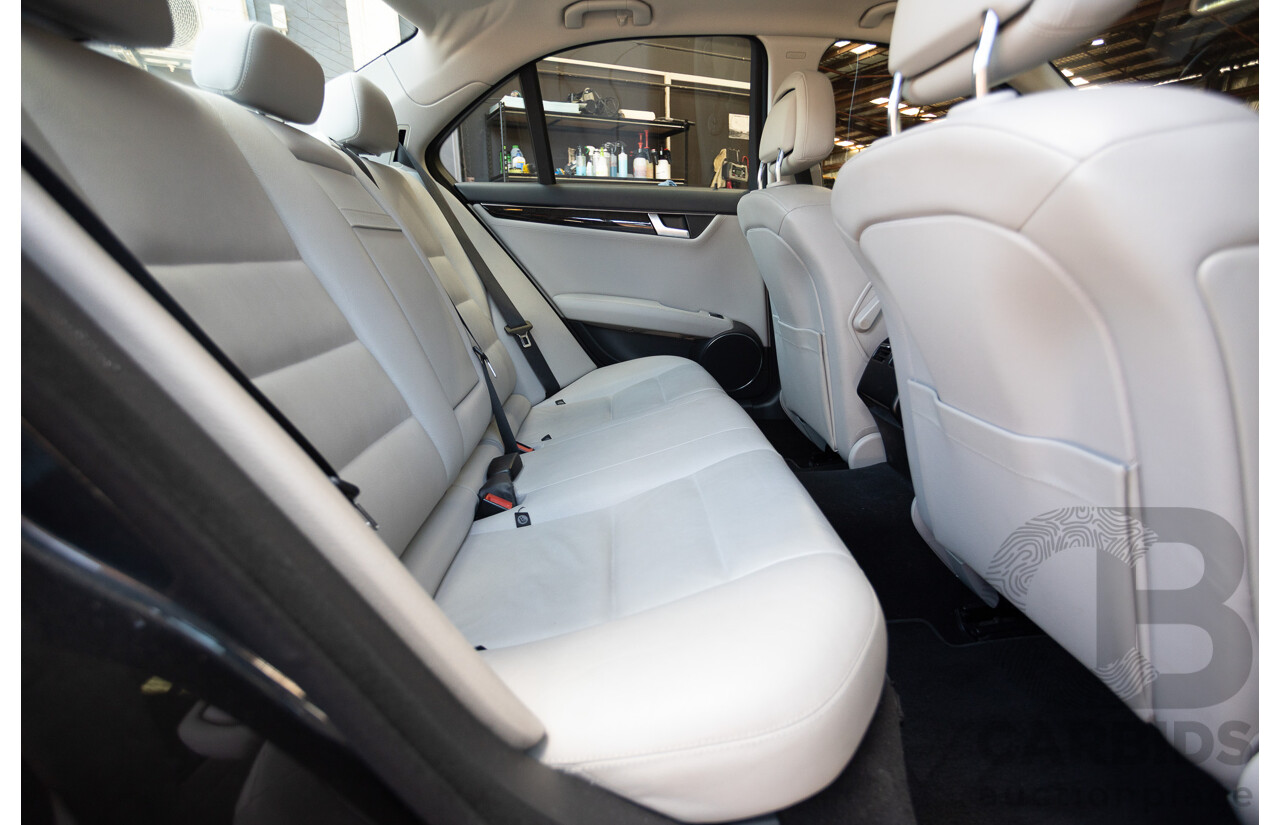 11/2011 Mercedes-Benz C220 CDI Avantguard W204 MY10 4D Sedan Magnetite Black 2.1L