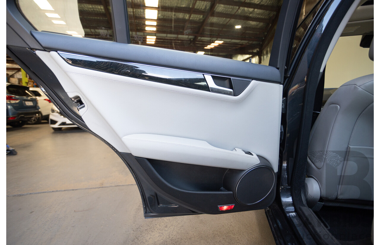 11/2011 Mercedes-Benz C220 CDI Avantguard W204 MY10 4D Sedan Magnetite Black 2.1L