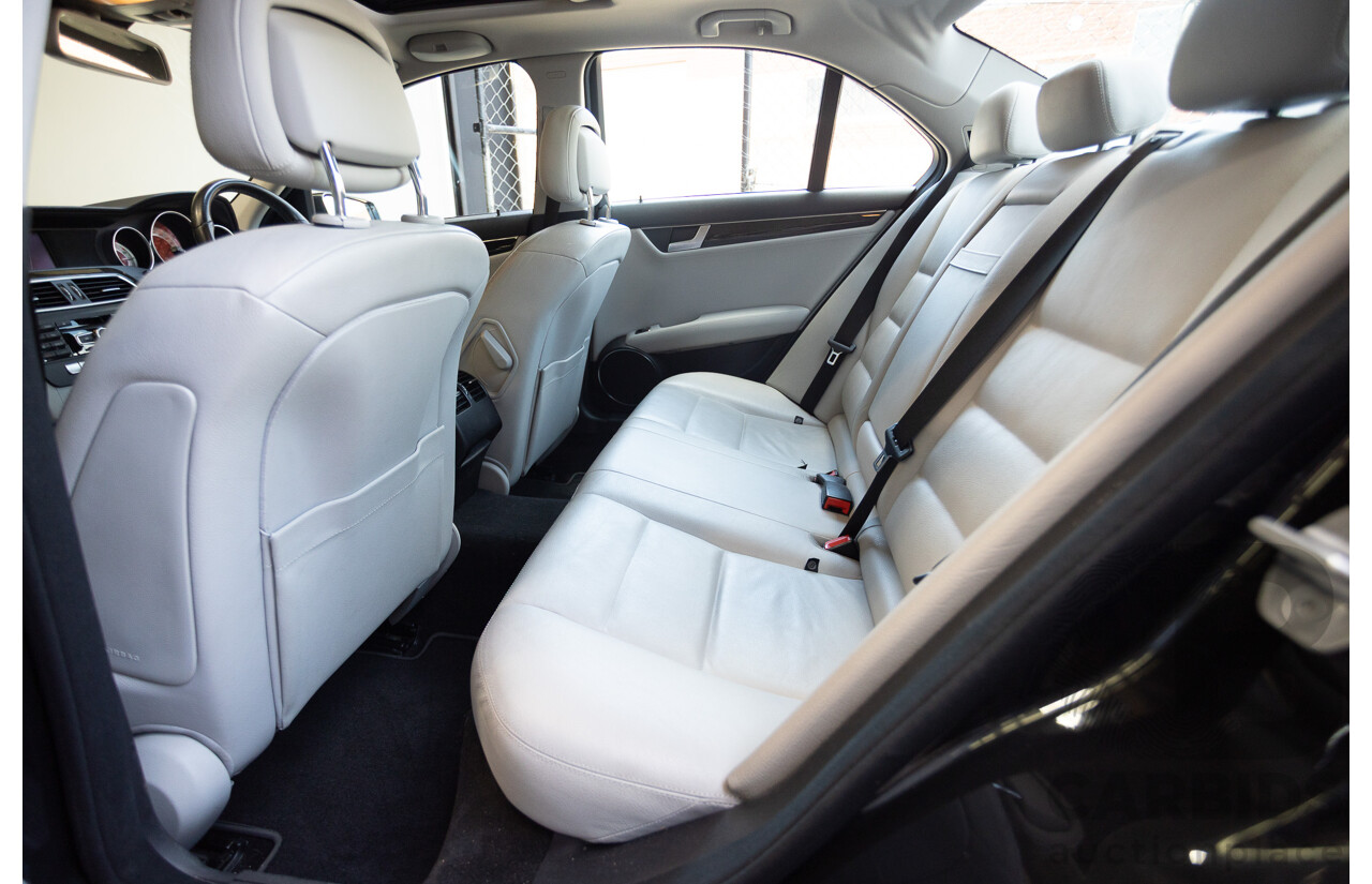 11/2011 Mercedes-Benz C220 CDI Avantguard W204 MY10 4D Sedan Magnetite Black 2.1L