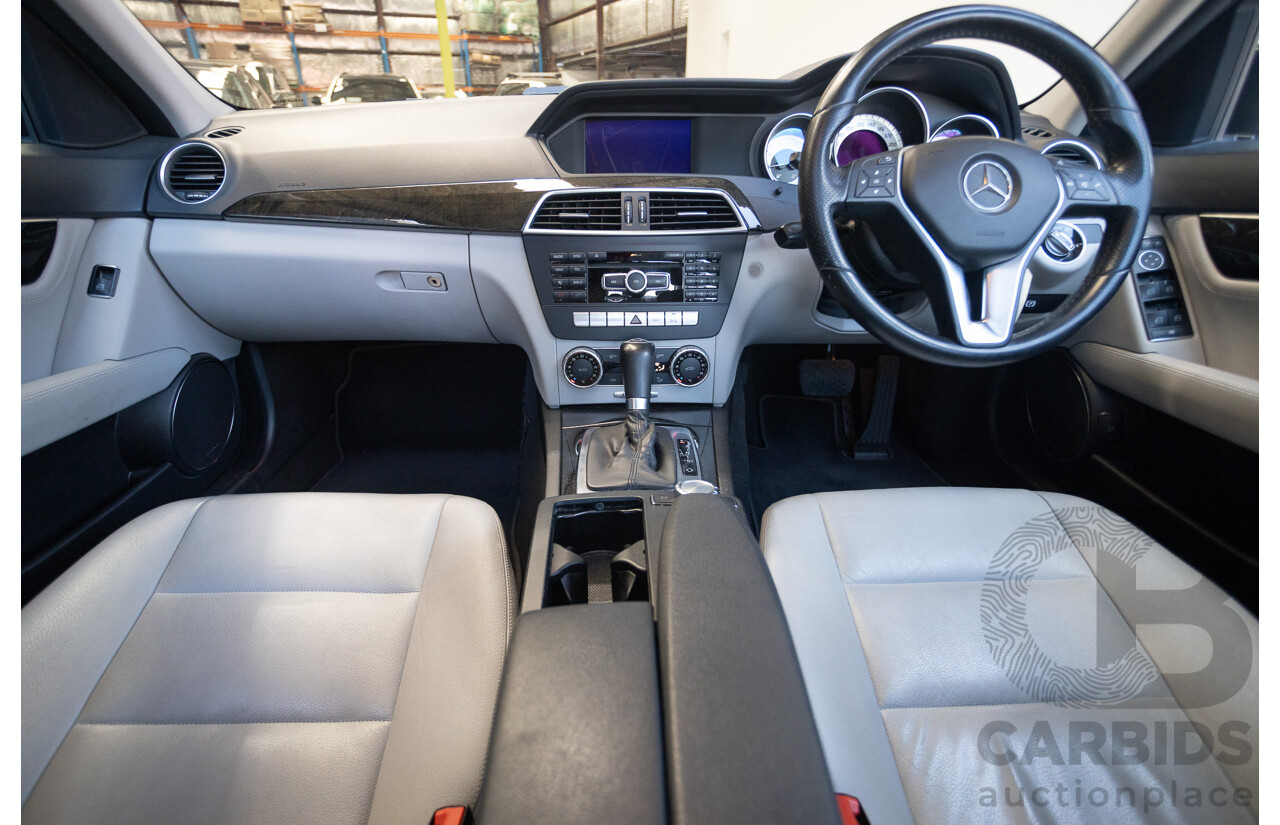 11/2011 Mercedes-Benz C220 CDI Avantguard W204 MY10 4D Sedan Magnetite Black 2.1L