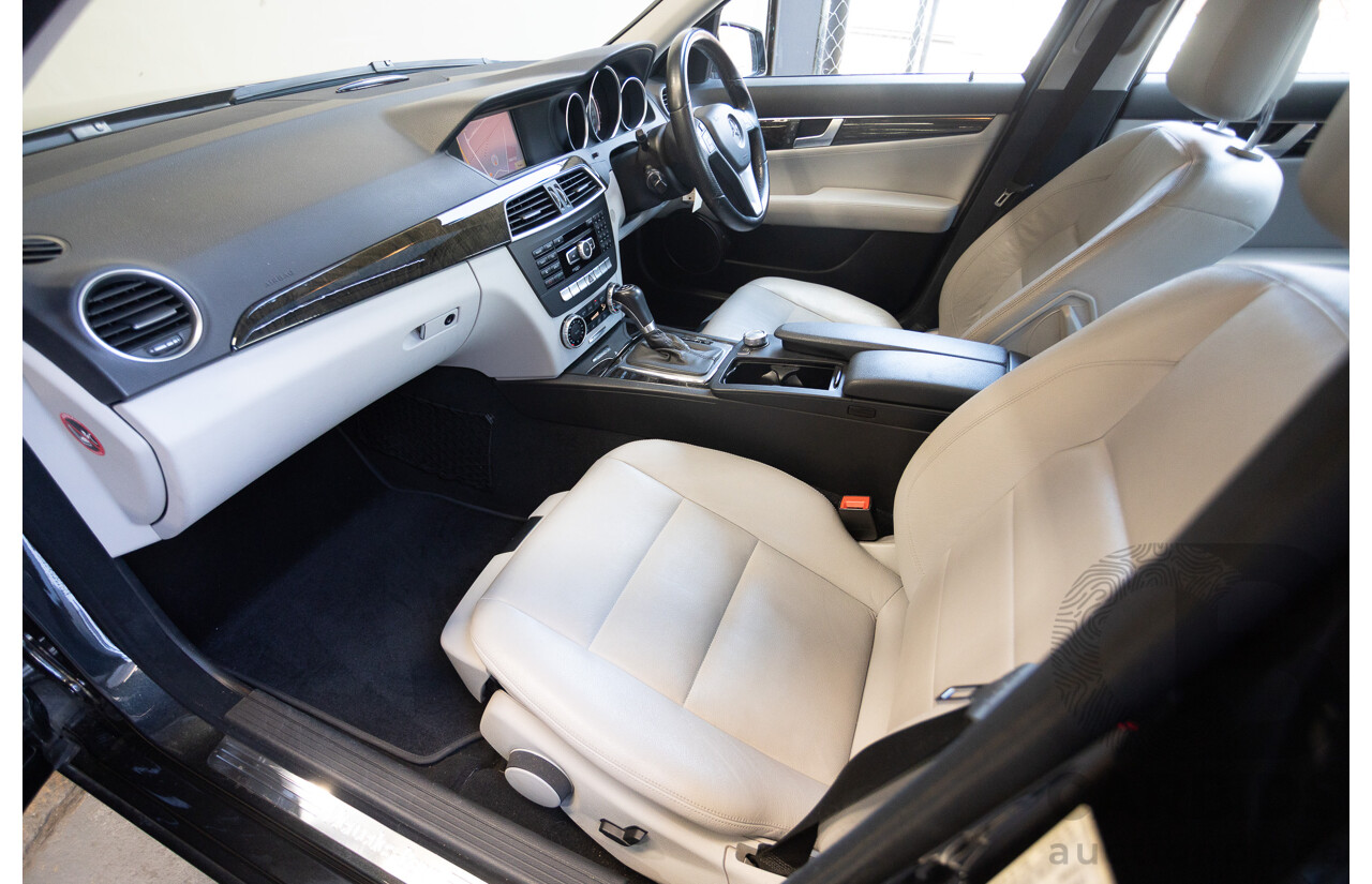 11/2011 Mercedes-Benz C220 CDI Avantguard W204 MY10 4D Sedan Magnetite Black 2.1L