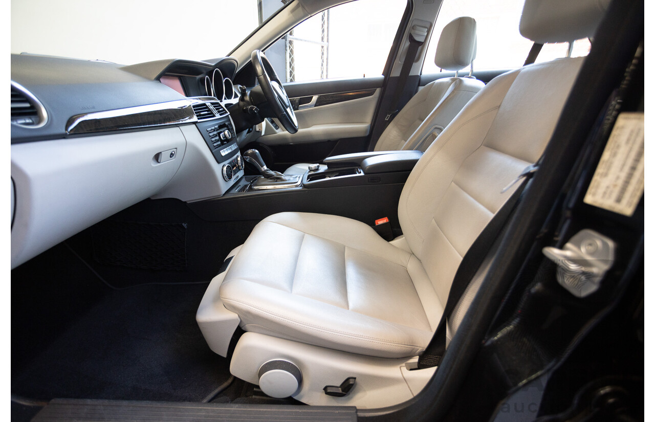 11/2011 Mercedes-Benz C220 CDI Avantguard W204 MY10 4D Sedan Magnetite Black 2.1L