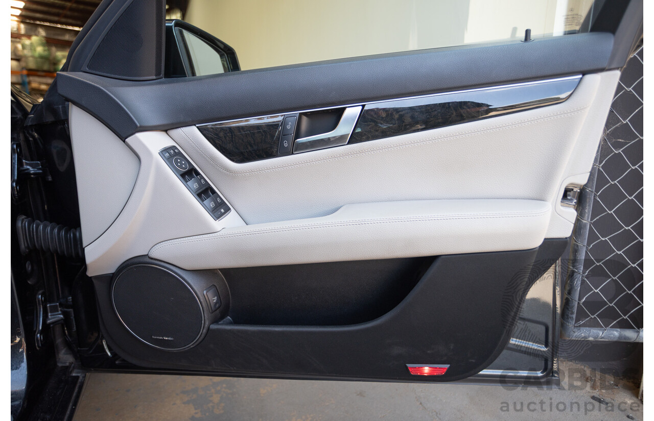 11/2011 Mercedes-Benz C220 CDI Avantguard W204 MY10 4D Sedan Magnetite Black 2.1L