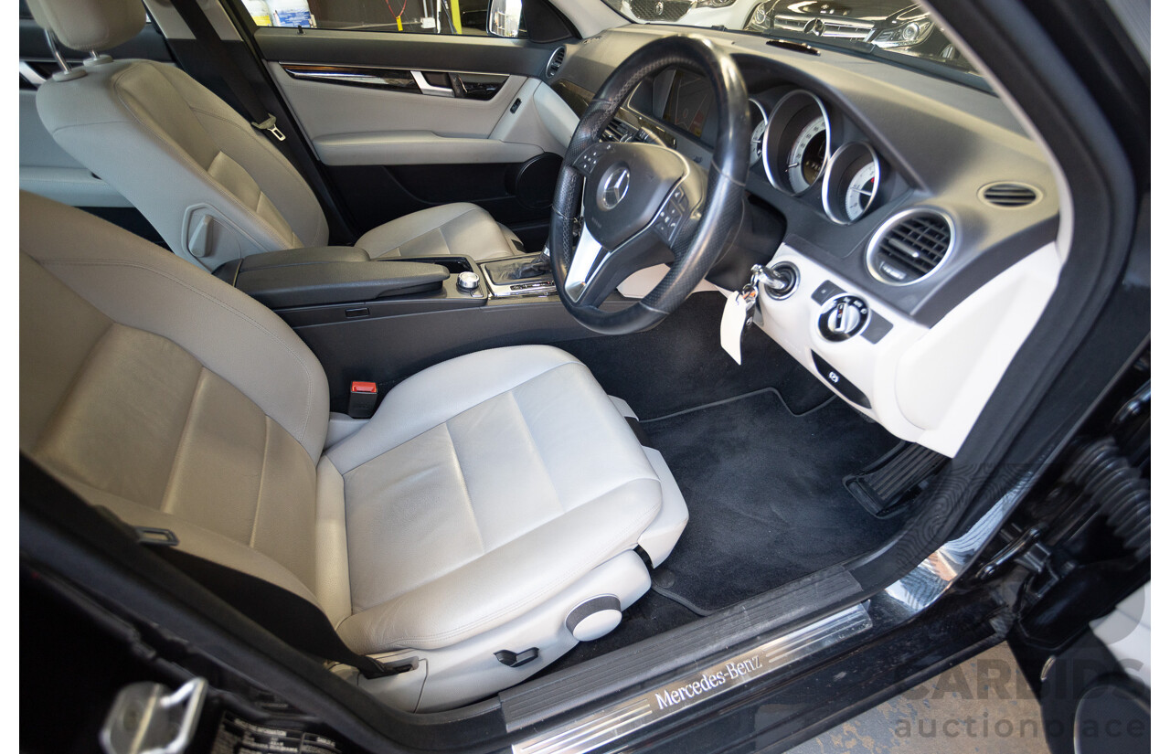11/2011 Mercedes-Benz C220 CDI Avantguard W204 MY10 4D Sedan Magnetite Black 2.1L
