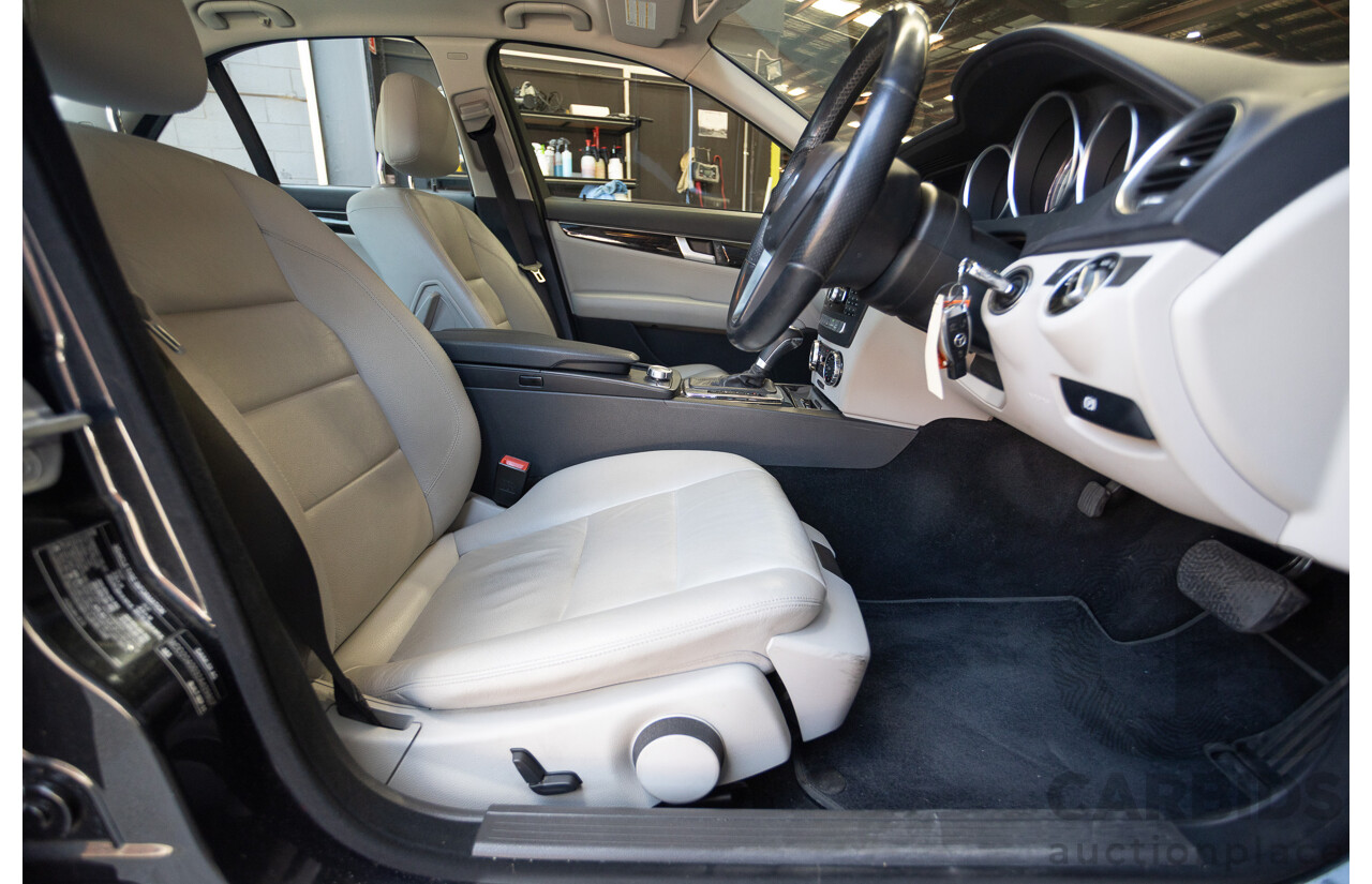 11/2011 Mercedes-Benz C220 CDI Avantguard W204 MY10 4D Sedan Magnetite Black 2.1L