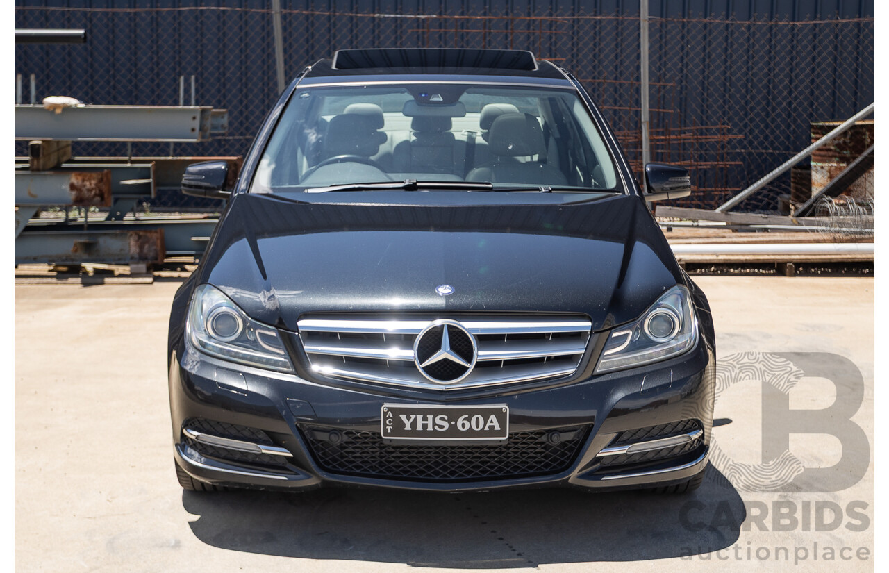 11/2011 Mercedes-Benz C220 CDI Avantguard W204 MY10 4D Sedan Magnetite Black 2.1L