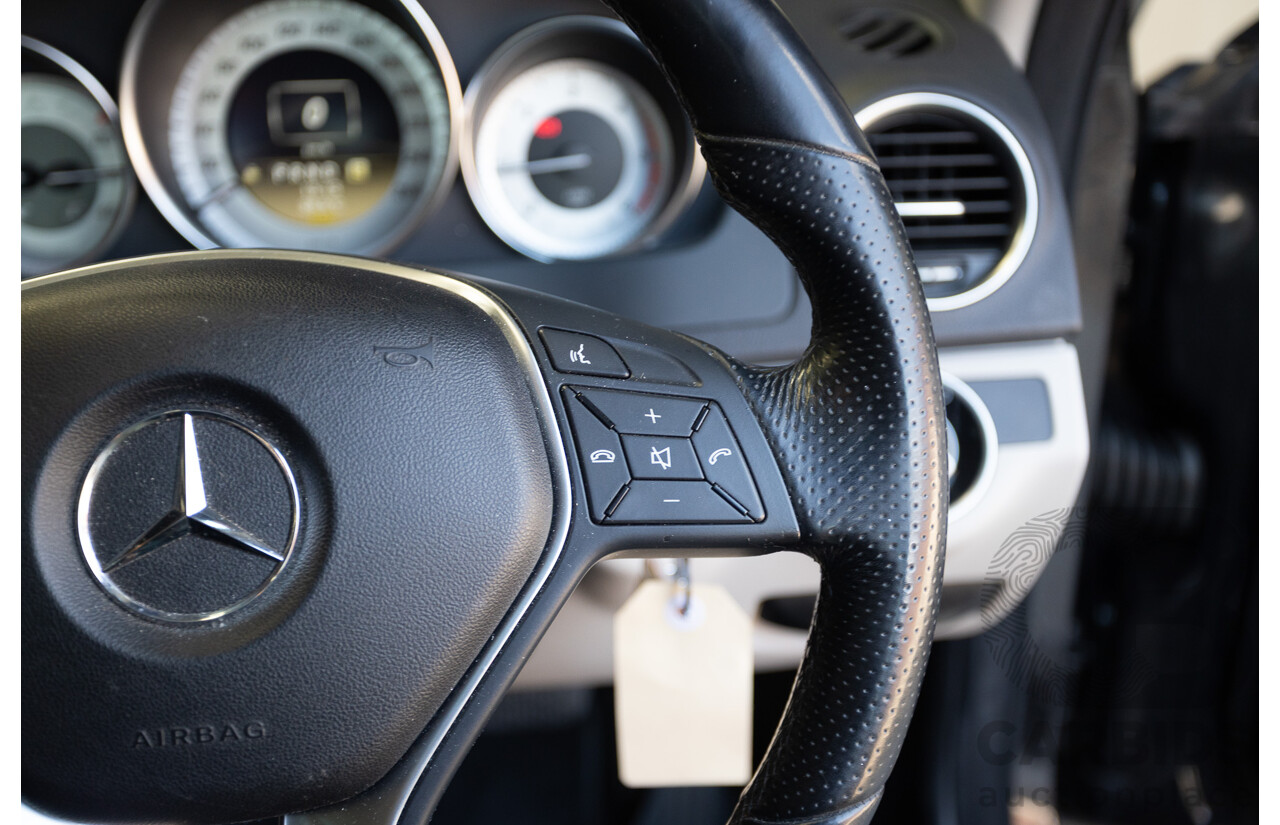 11/2011 Mercedes-Benz C220 CDI Avantguard W204 MY10 4D Sedan Magnetite Black 2.1L