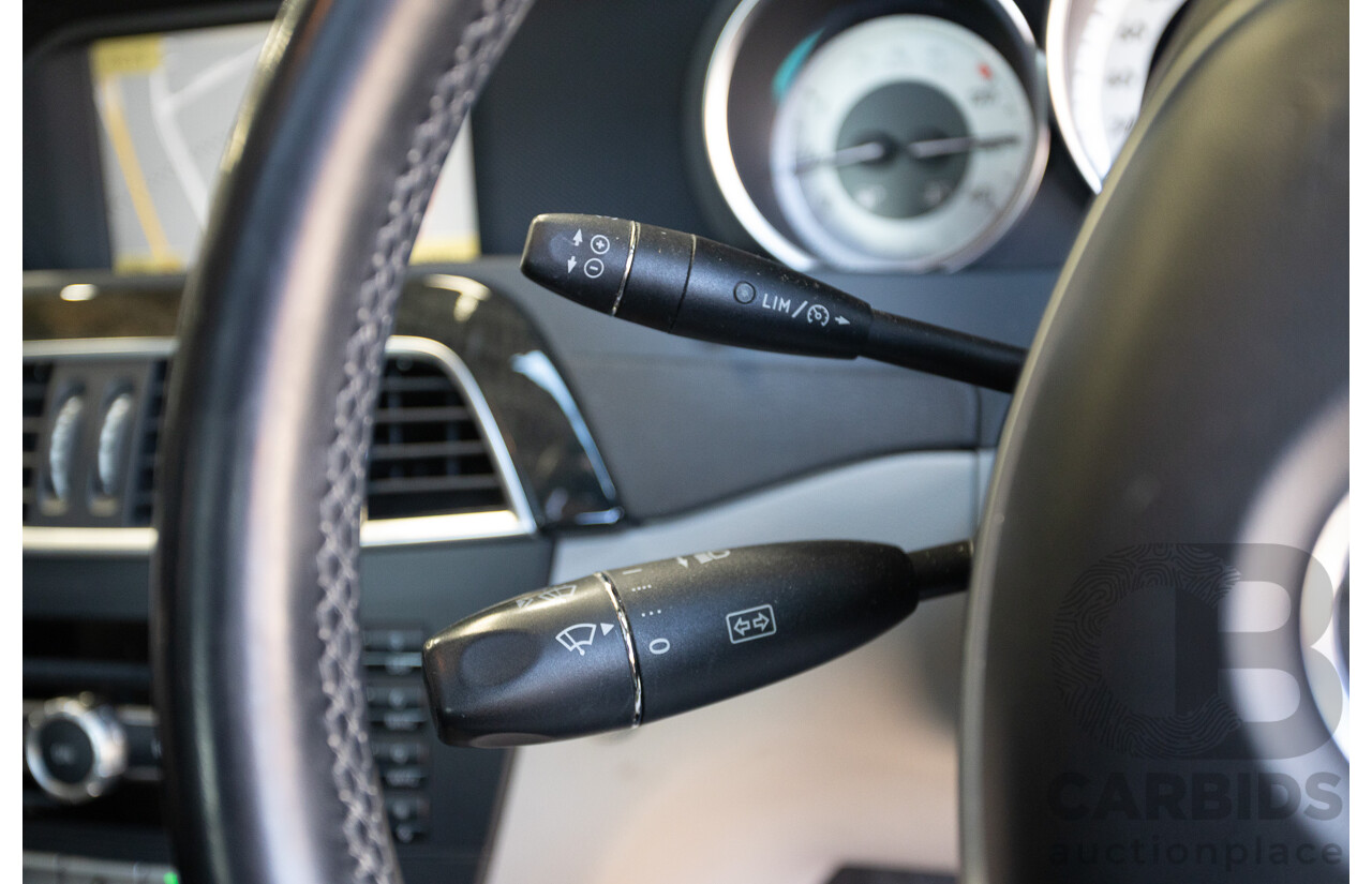 11/2011 Mercedes-Benz C220 CDI Avantguard W204 MY10 4D Sedan Magnetite Black 2.1L