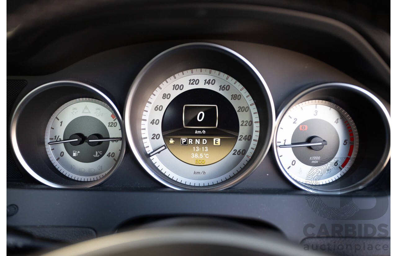 11/2011 Mercedes-Benz C220 CDI Avantguard W204 MY10 4D Sedan Magnetite Black 2.1L