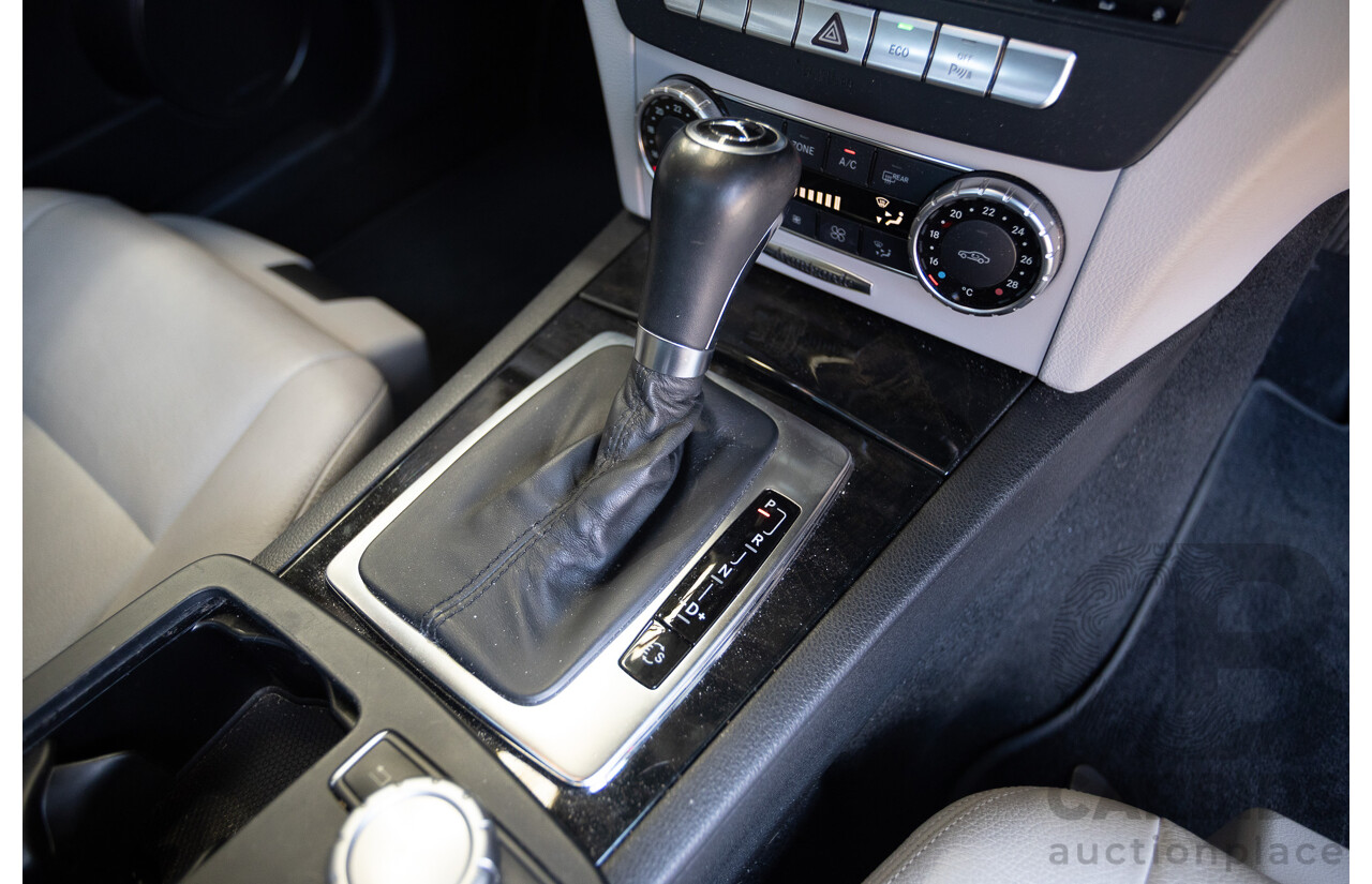 11/2011 Mercedes-Benz C220 CDI Avantguard W204 MY10 4D Sedan Magnetite Black 2.1L