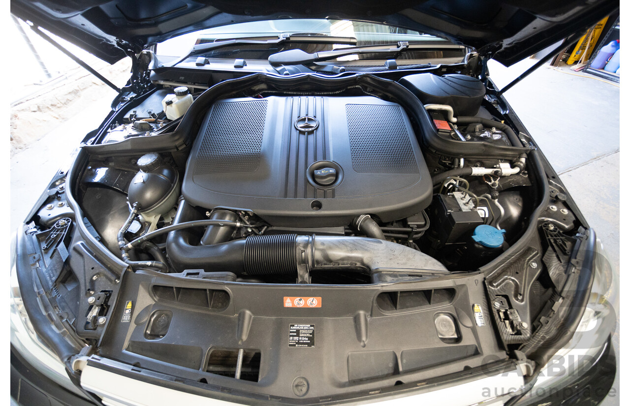 11/2011 Mercedes-Benz C220 CDI Avantguard W204 MY10 4D Sedan Magnetite Black 2.1L