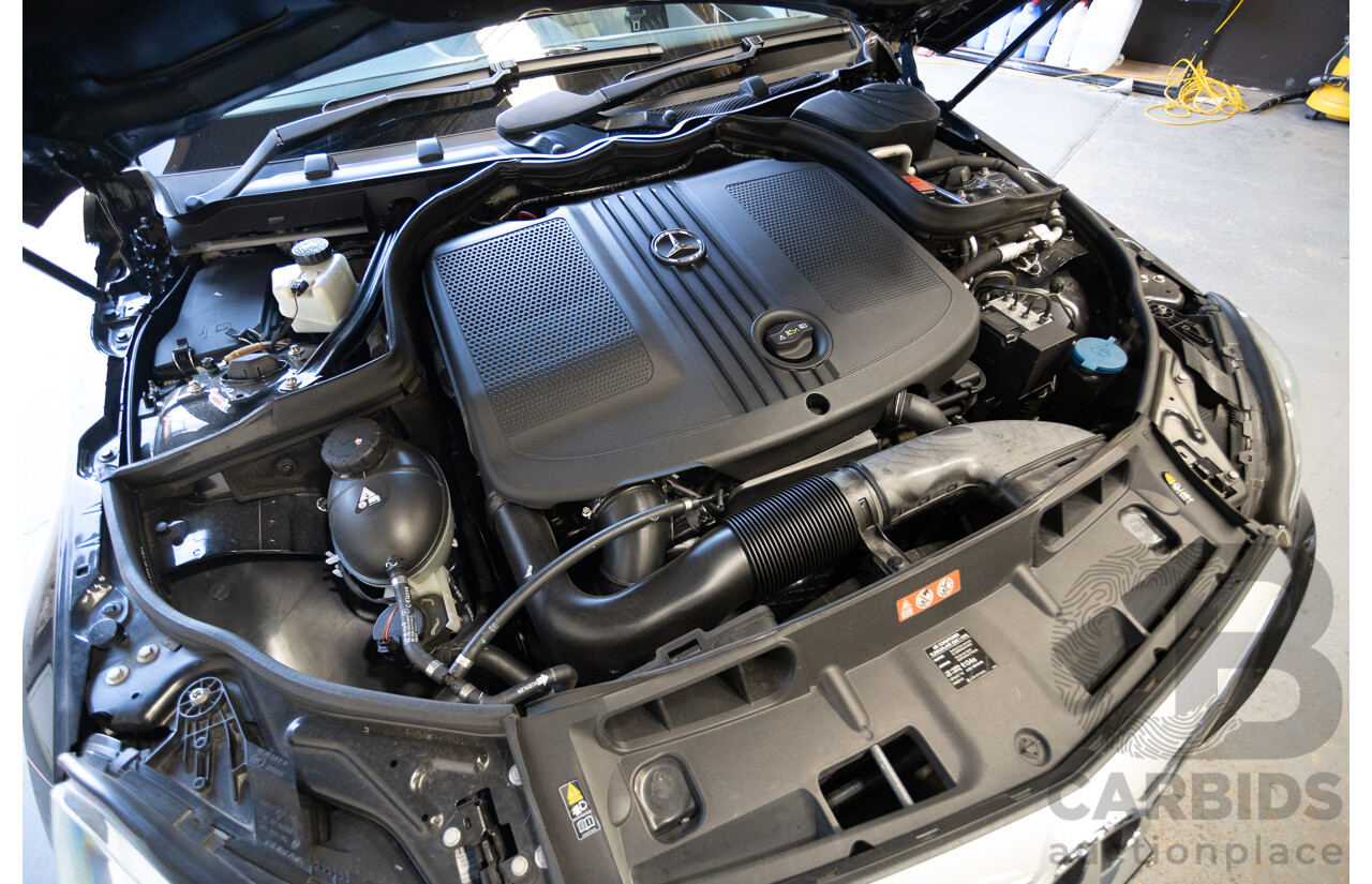 11/2011 Mercedes-Benz C220 CDI Avantguard W204 MY10 4D Sedan Magnetite Black 2.1L