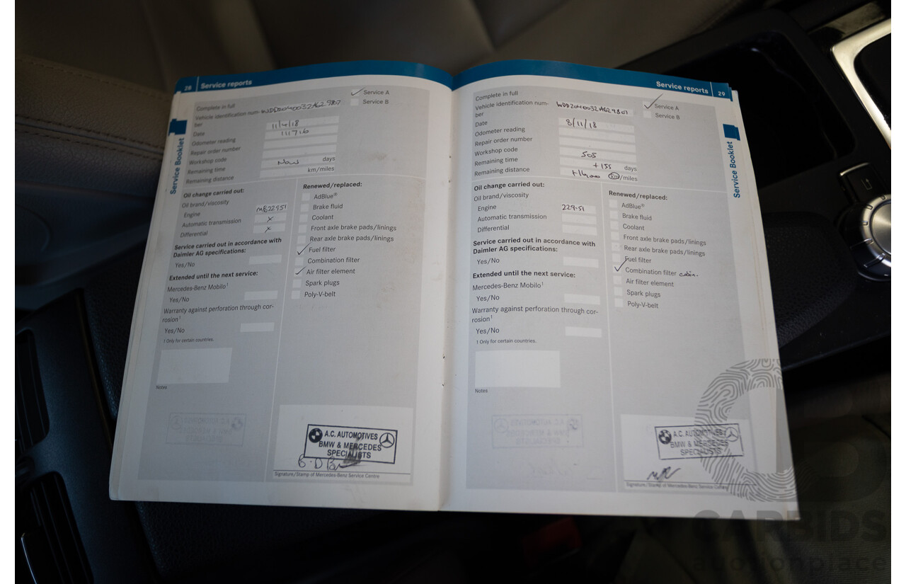 11/2011 Mercedes-Benz C220 CDI Avantguard W204 MY10 4D Sedan Magnetite Black 2.1L