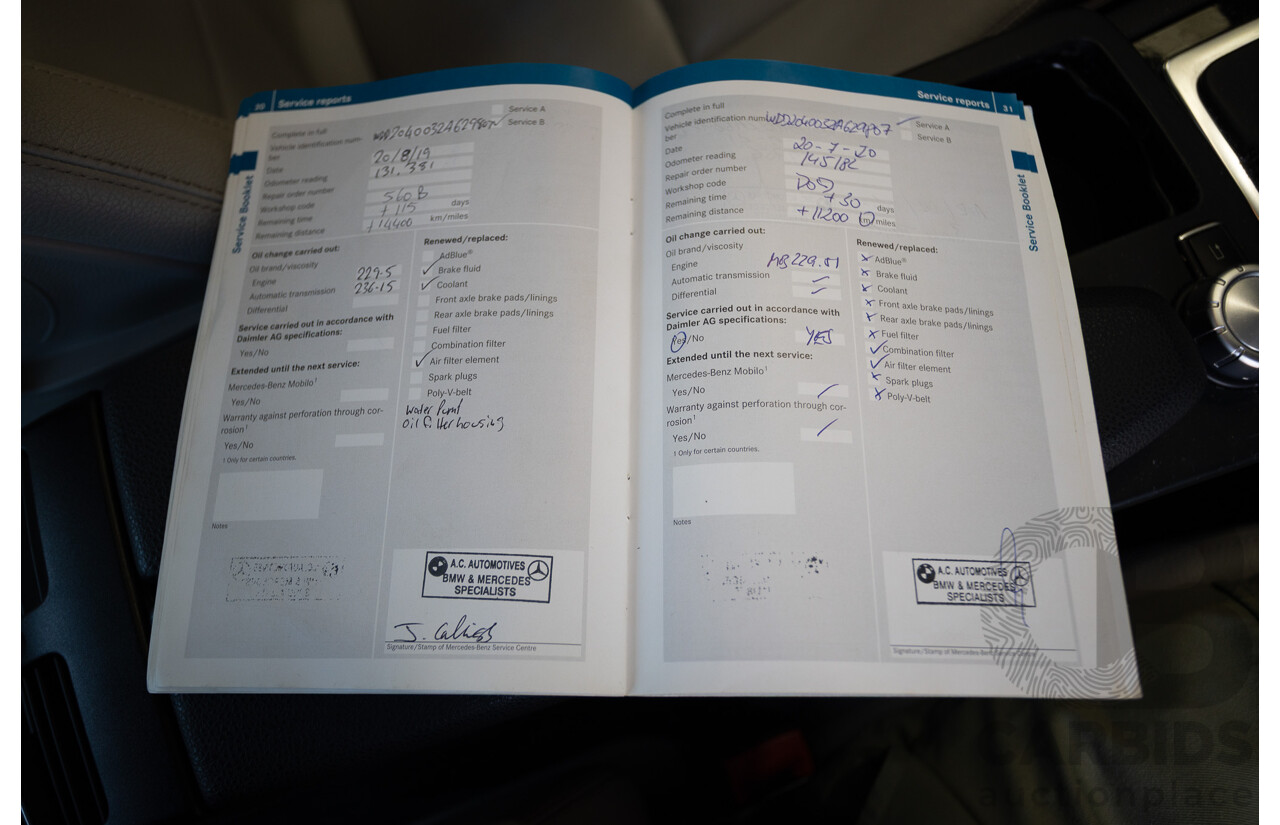 11/2011 Mercedes-Benz C220 CDI Avantguard W204 MY10 4D Sedan Magnetite Black 2.1L