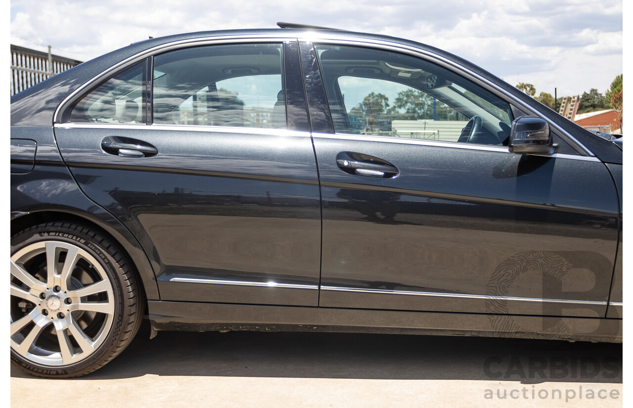 11/2011 Mercedes-Benz C220 CDI Avantguard W204 MY10 4D Sedan Magnetite Black 2.1L