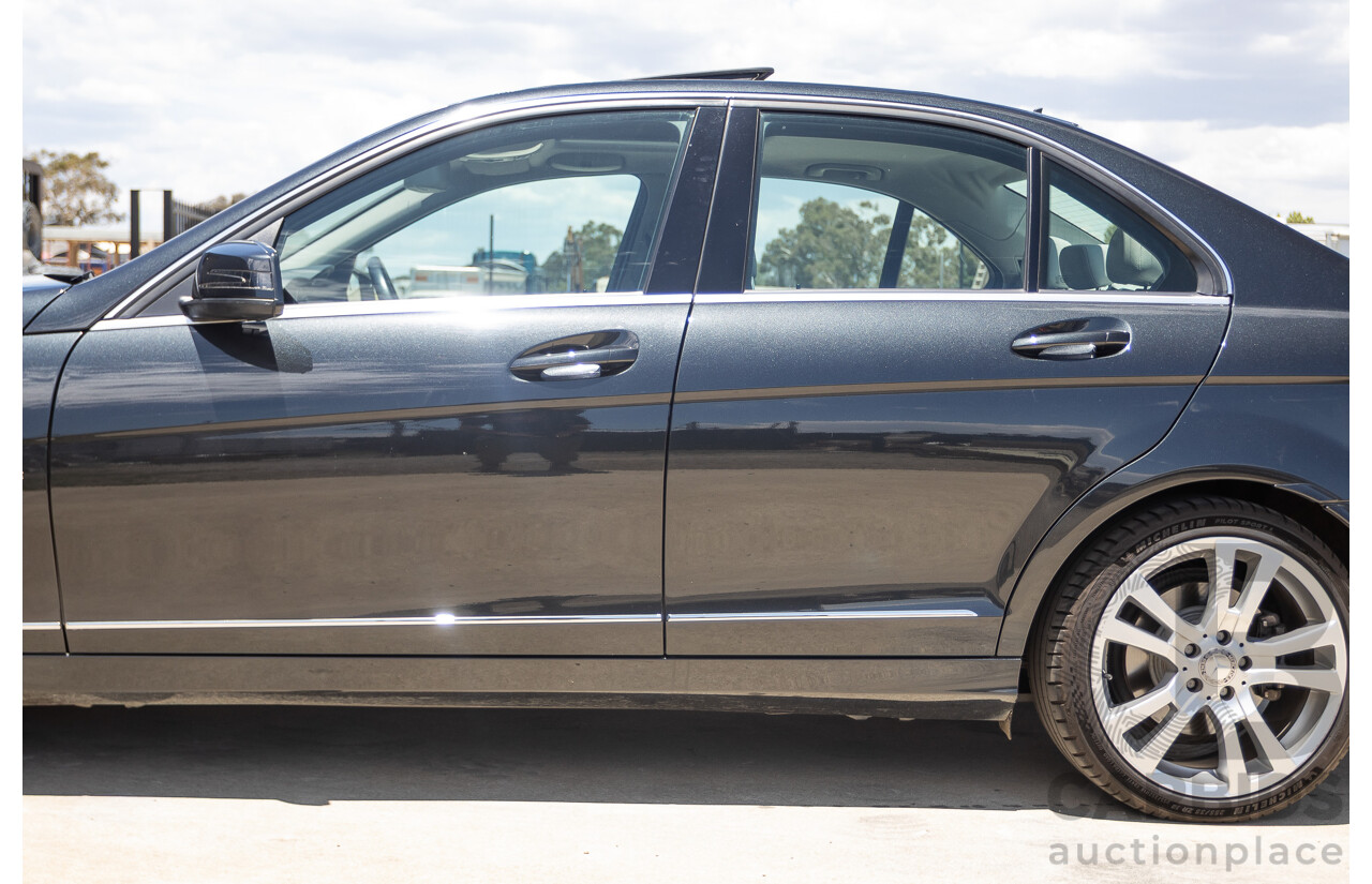 11/2011 Mercedes-Benz C220 CDI Avantguard W204 MY10 4D Sedan Magnetite Black 2.1L