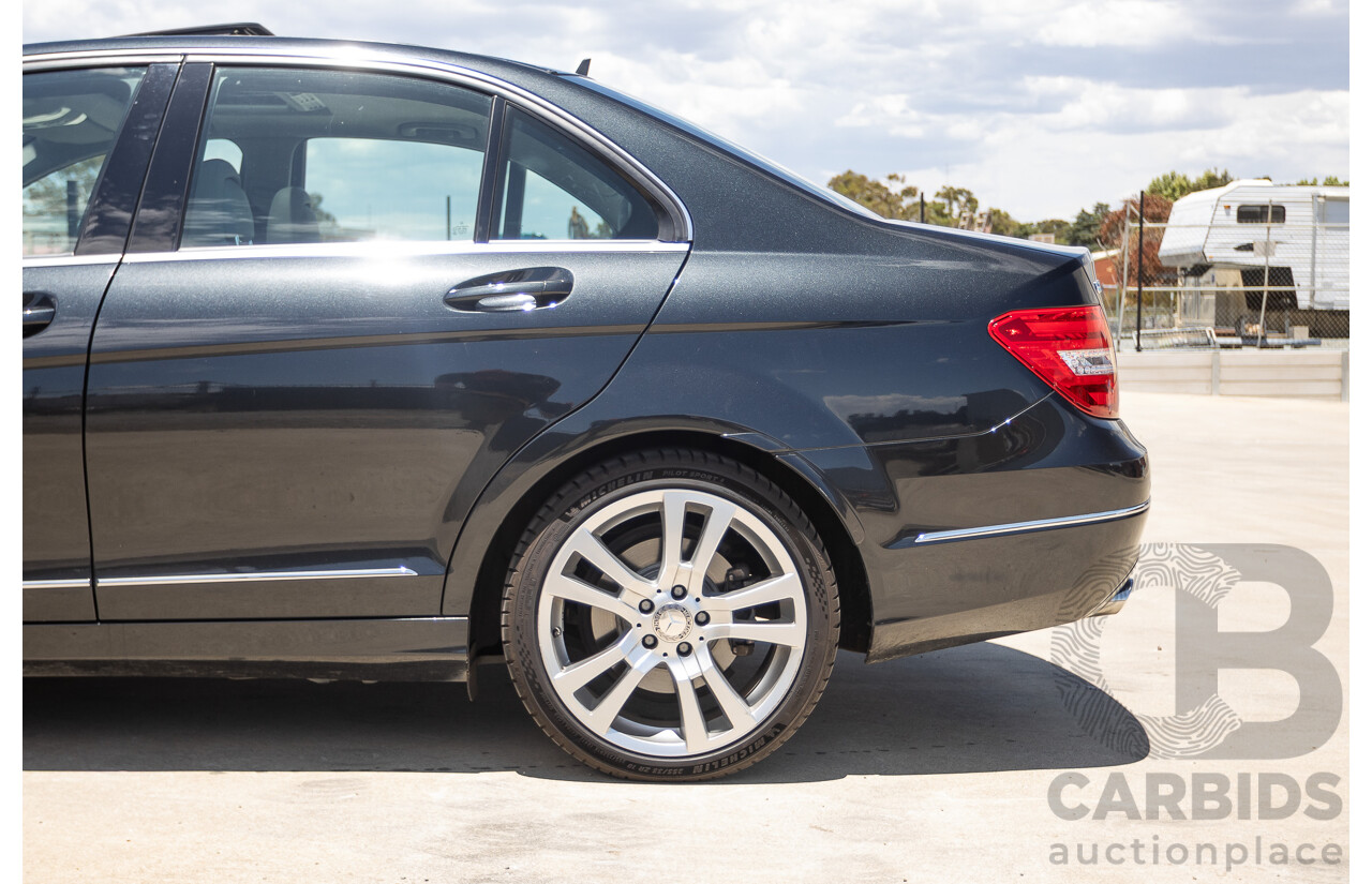 11/2011 Mercedes-Benz C220 CDI Avantguard W204 MY10 4D Sedan Magnetite Black 2.1L