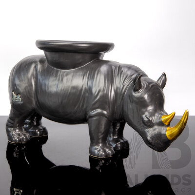 He Was Stronger Than He Thought Ceramic Plant Stand by Gillie & Marc Schattner