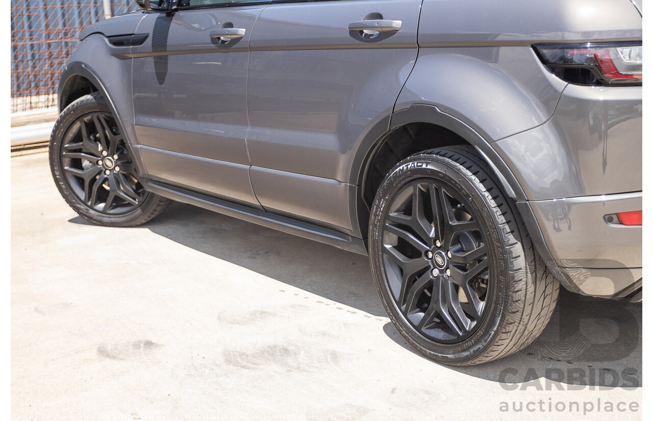 08/2016 Range Rover Evoque Td4 180 HSE Dynamic (AWD) LV MY17 5D Wagon Waitomo Grey Turbo Diesel 2.0L