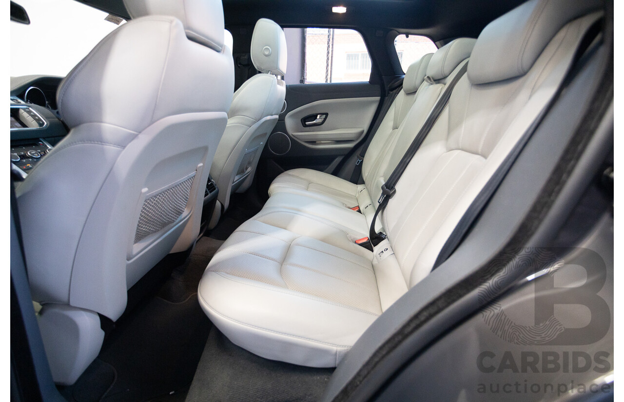 08/2016 Range Rover Evoque Td4 180 HSE Dynamic (AWD) LV MY17 5D Wagon Waitomo Grey Turbo Diesel 2.0L