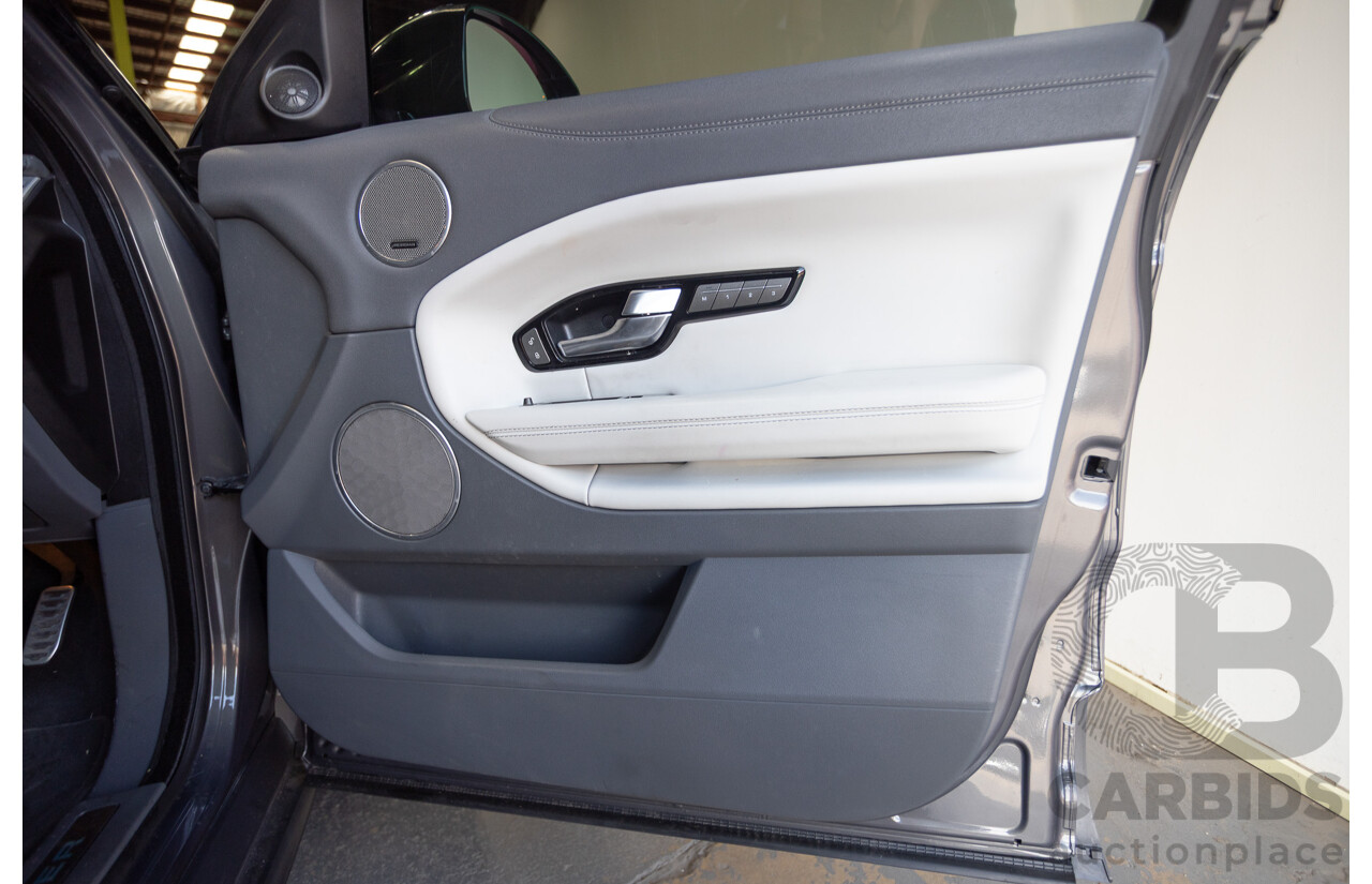 08/2016 Range Rover Evoque Td4 180 HSE Dynamic (AWD) LV MY17 5D Wagon Waitomo Grey Turbo Diesel 2.0L