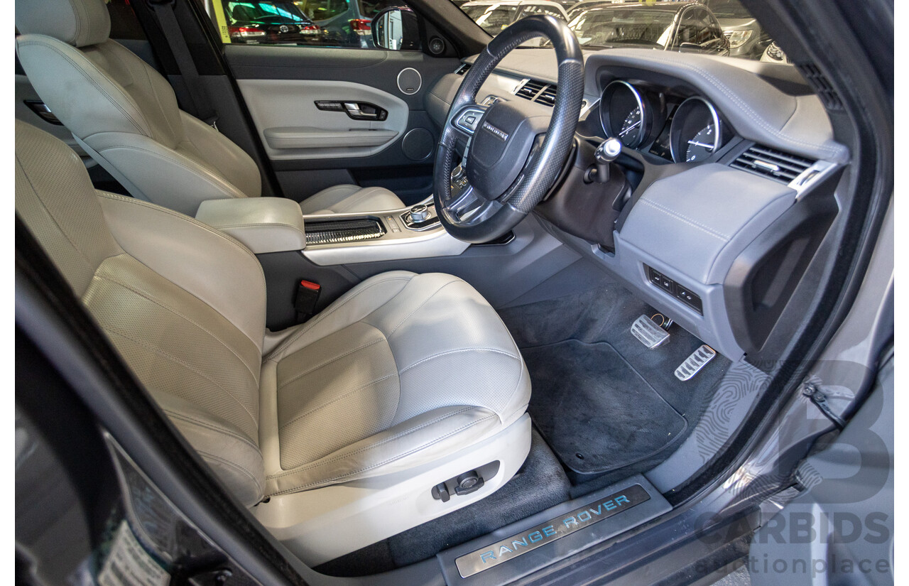 08/2016 Range Rover Evoque Td4 180 HSE Dynamic (AWD) LV MY17 5D Wagon Waitomo Grey Turbo Diesel 2.0L