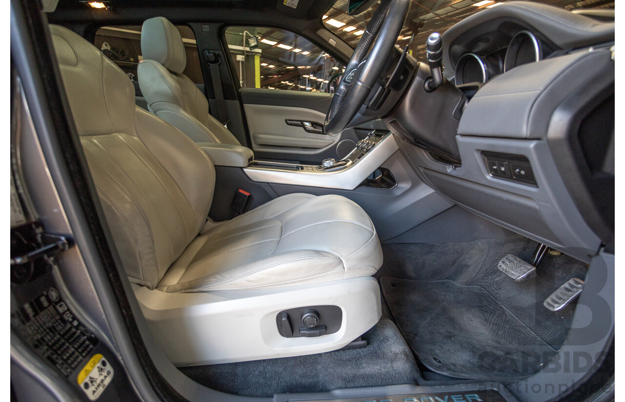08/2016 Range Rover Evoque Td4 180 HSE Dynamic (AWD) LV MY17 5D Wagon Waitomo Grey Turbo Diesel 2.0L