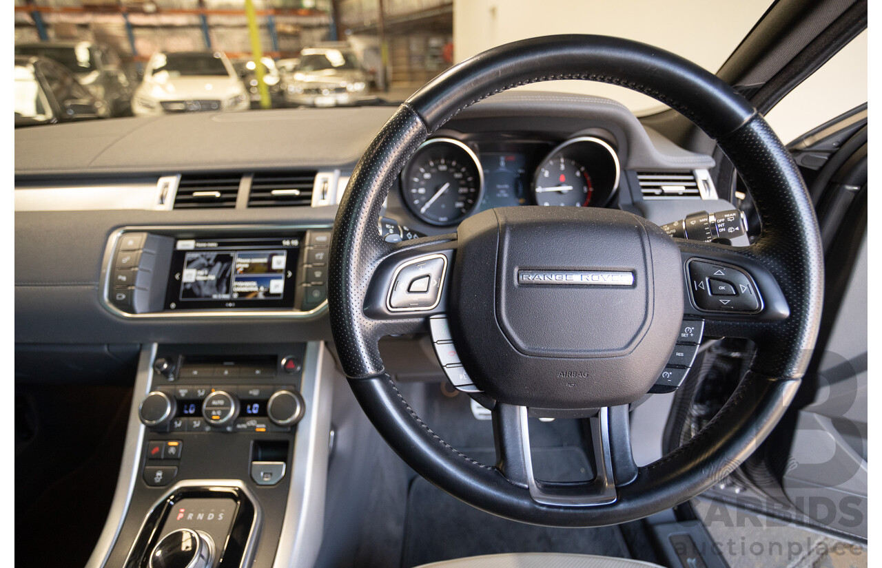 08/2016 Range Rover Evoque Td4 180 HSE Dynamic (AWD) LV MY17 5D Wagon Waitomo Grey Turbo Diesel 2.0L