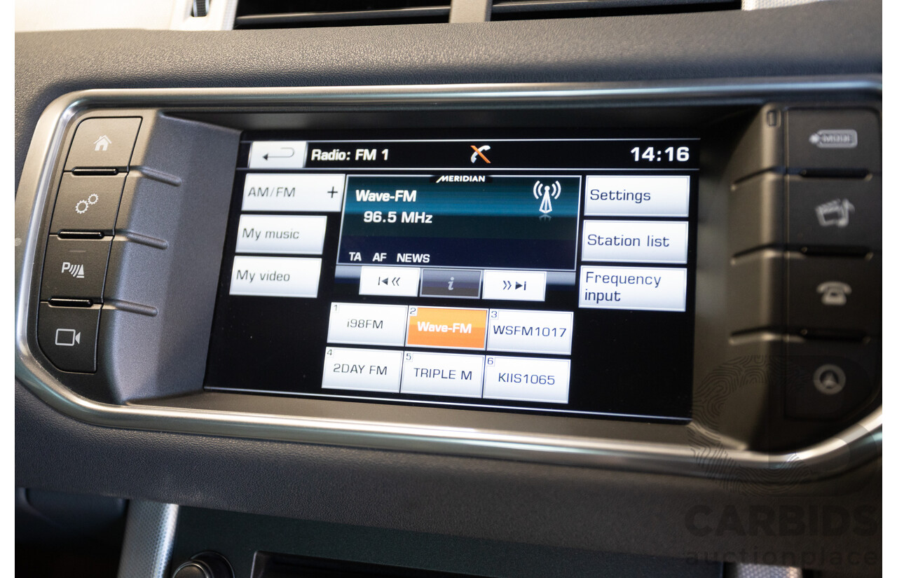 08/2016 Range Rover Evoque Td4 180 HSE Dynamic (AWD) LV MY17 5D Wagon Waitomo Grey Turbo Diesel 2.0L