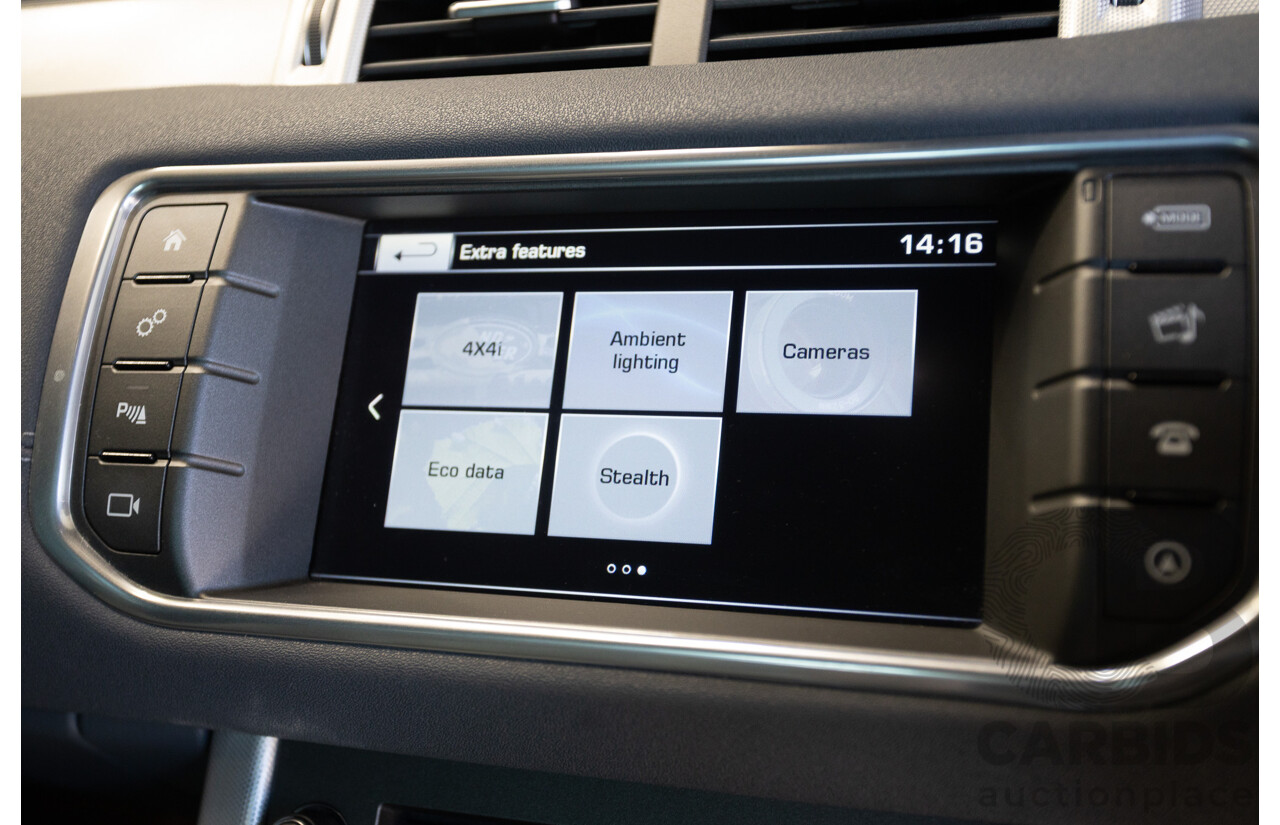 08/2016 Range Rover Evoque Td4 180 HSE Dynamic (AWD) LV MY17 5D Wagon Waitomo Grey Turbo Diesel 2.0L