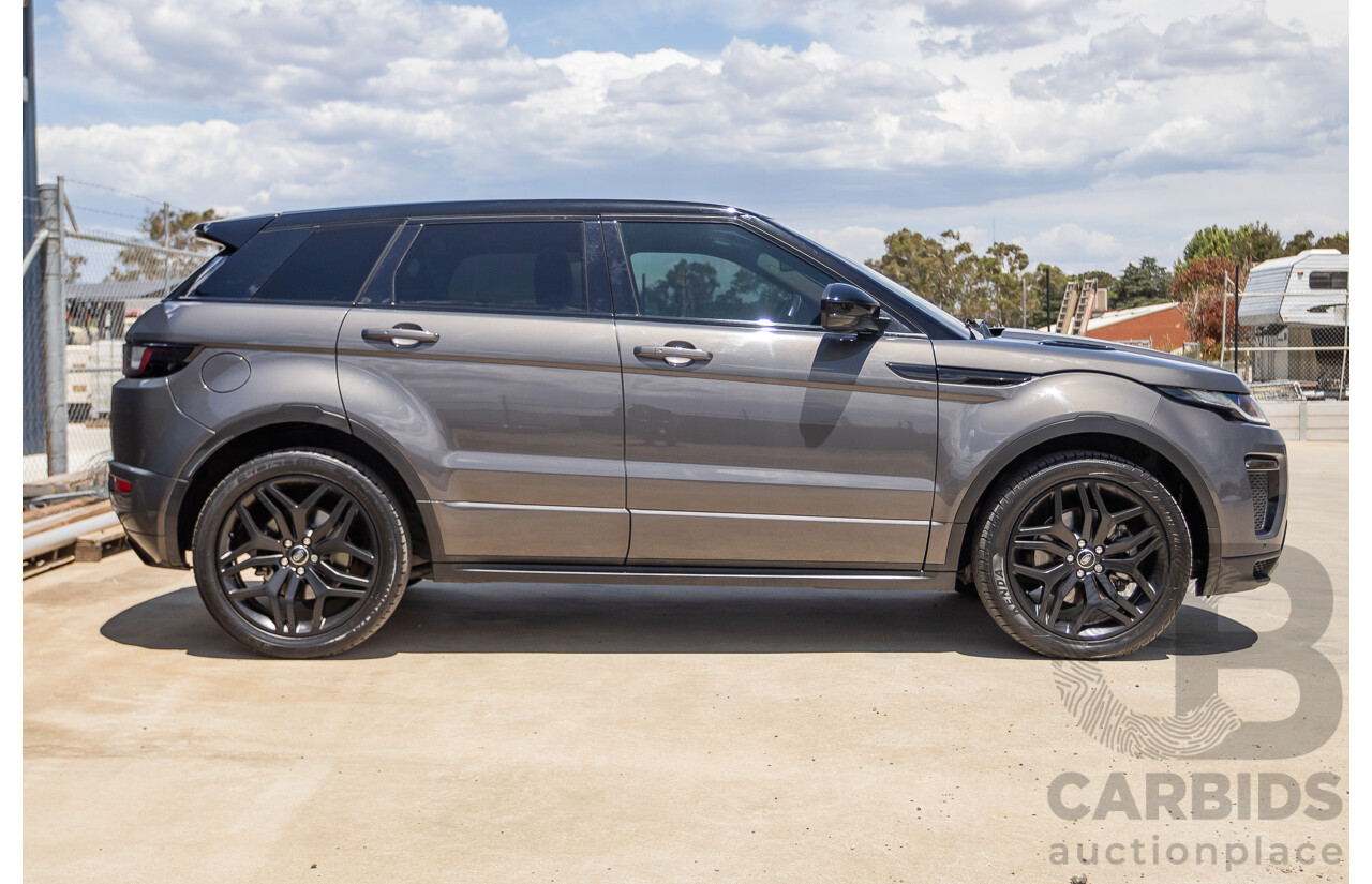 08/2016 Range Rover Evoque Td4 180 HSE Dynamic (AWD) LV MY17 5D Wagon Waitomo Grey Turbo Diesel 2.0L